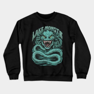Mythical mysterious lake monster Crewneck Sweatshirt
